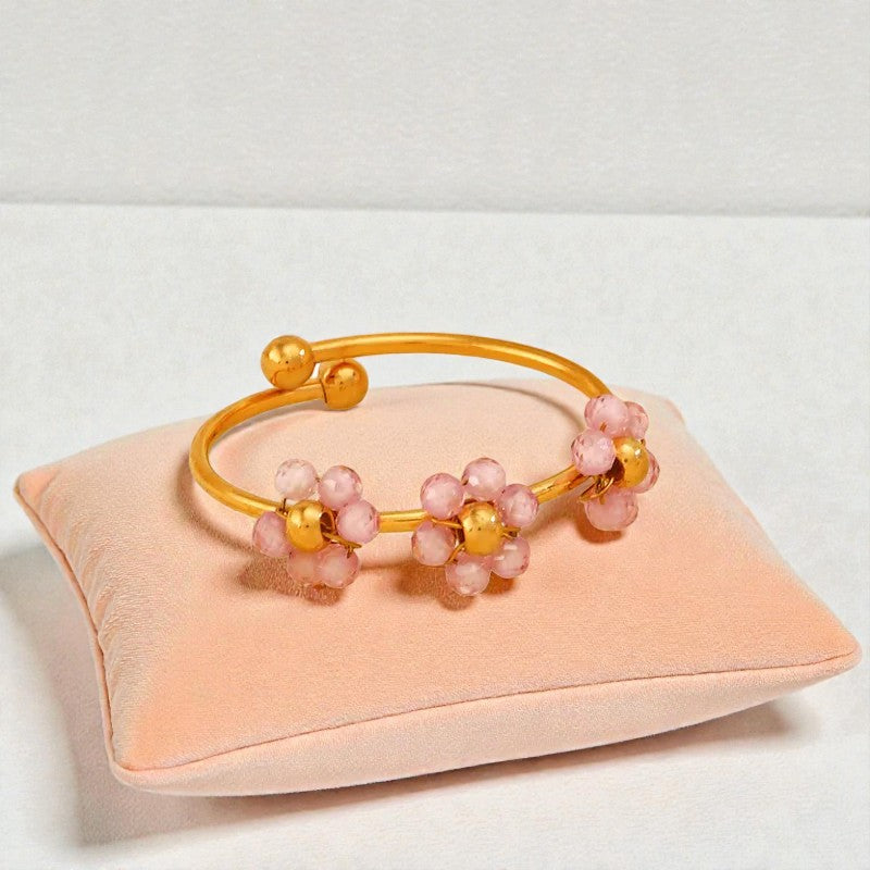 Anillo Hawai rosa pastel